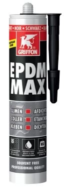 Colle EDPM Max pour montage/étanchéité GRIFFON cartouche 465 gr - 6314272 Colle EDPM Max pour montage/étanchéité GRIFFON cartouche 465 gr - 6314272