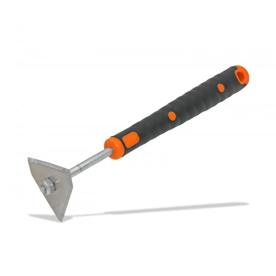 Grattoir de peinture triangulaire EDMA Lame inox remplaçable - 277855
