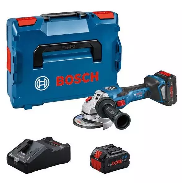 Meuleuse sans fil BOSCH GWS 18V -15 SC 2x8.0 Ah - BiTurbo - 06019H6101 Meuleuse sans fil BOSCH GWS 18V -15 SC 2x8.0 Ah - BiTurbo - 06019H6101