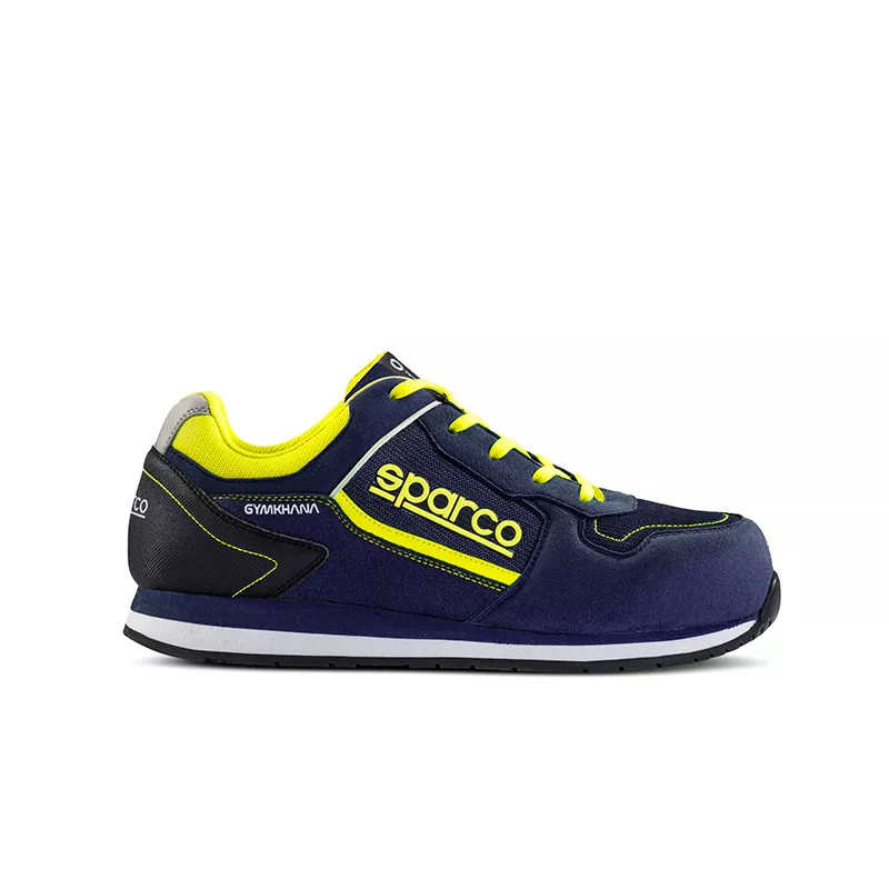 Chaussure de sécurité SPARCO Dani - S1P - Bleu/jaune - T.44 - GYMKHANA 07527 BMGF - 44