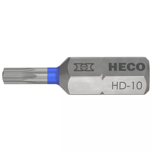 Embouts HECO SCHRAUBEN - Empreinte Heco-Drive HD-10 L 25 mm - Blister de 10 - 57093