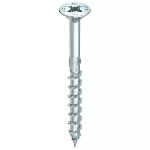 Vis HECO-Topix-Plus - Ø4,5x50mm - Tête Fraisée à poches de fraisage - Filetage Partiel - PZ2 - Boite de 200 - 60729 Vis HECO-Topix-Plus - Ø4,5x50mm - Tête Fraisée à poches de fraisage - Filetage Partiel - PZ2 - Boite de 200 - 60729