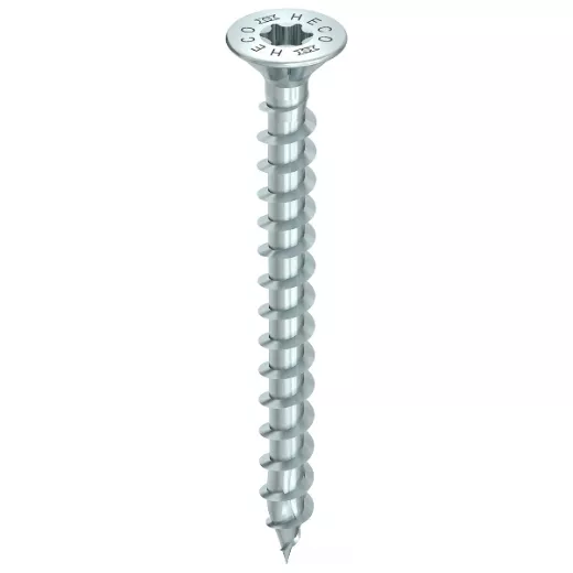 Vis HECO-Topix-Plus - Ø4,5x70mm - Tête Fraisée à poches de fraisage - Filetage Total - T20 - Boite de 200 - 60769