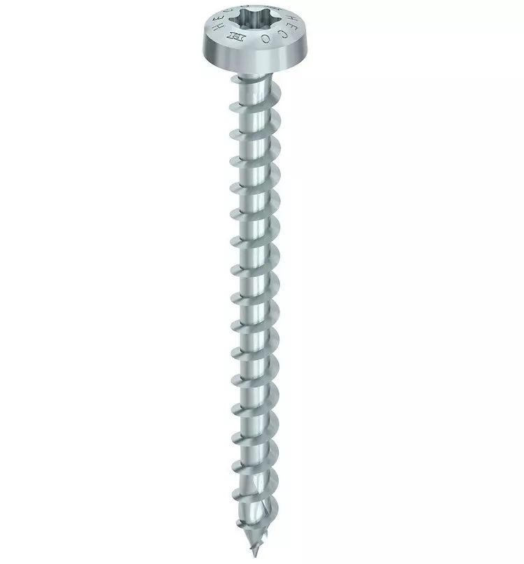 Vis HECO-Topix-Plus - Ø5x50mm - Tête Ronde - Filetage Total variable - T20 - Boite de 200 - 60911 Vis HECO-Topix-Plus - Ø5x50mm - Tête Ronde - Filetage Total variable - T20 - Boite de 200 - 60911