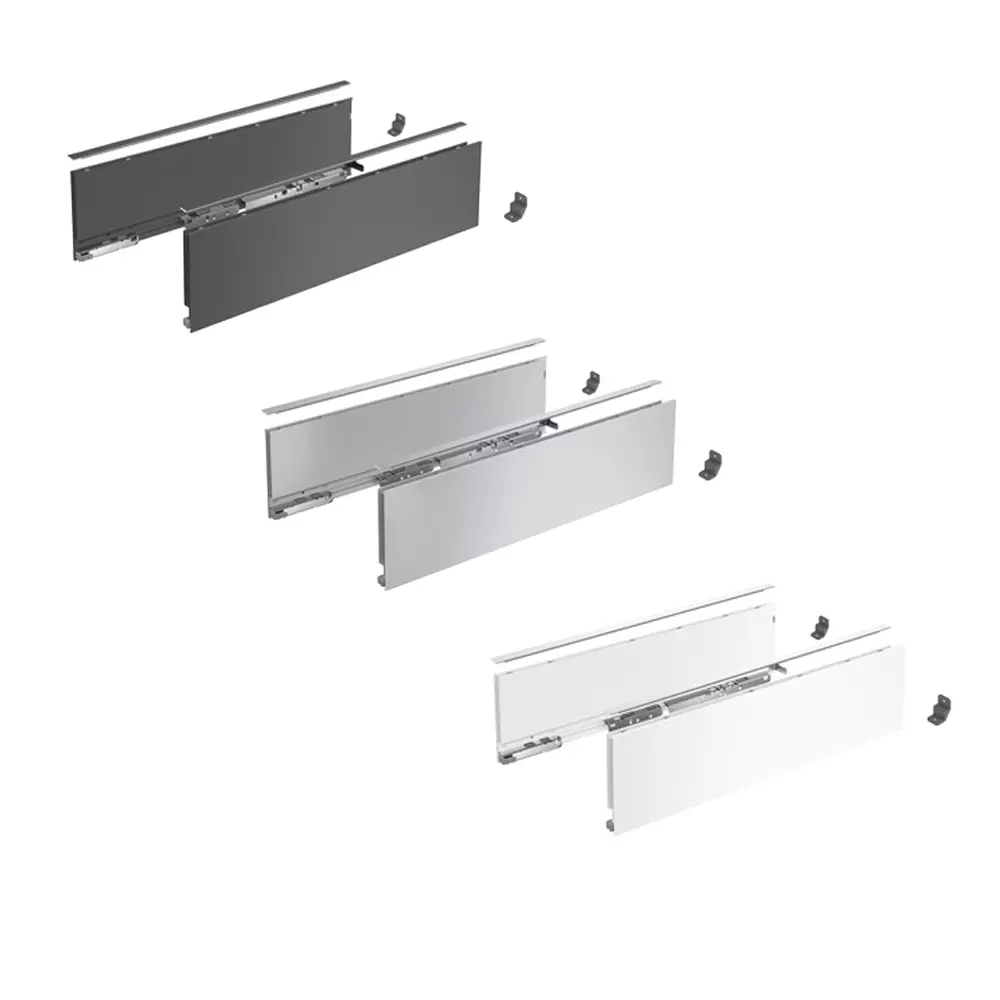 Profilé latéral de tiroir AvanTech YOU, hauteur 139 mm, gauche et droite - HETTICH - 9353 Profilé latéral de tiroir AvanTech YOU, hauteur 139 mm, gauche et droite - HETTICH - 9353