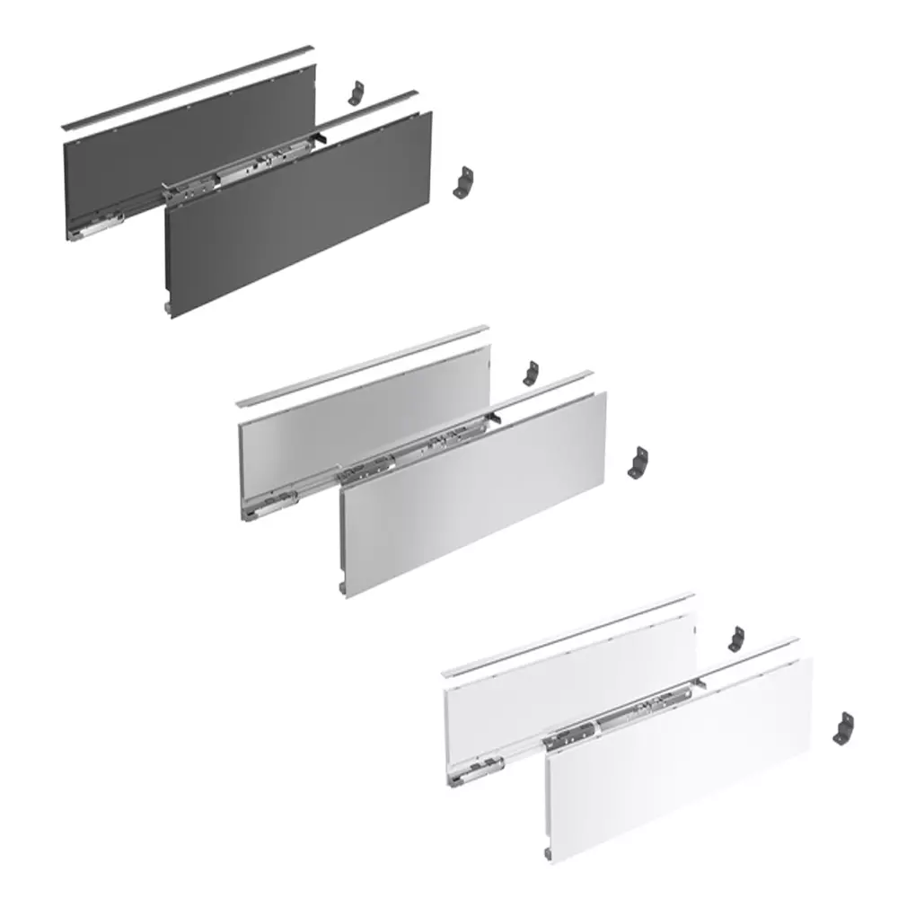 Profilé latéral de tiroir AvanTech YOU, hauteur 187 mm, gauche et droite - HETTICH - 9353 Profilé latéral de tiroir AvanTech YOU, hauteur 187 mm, gauche et droite - HETTICH - 9353