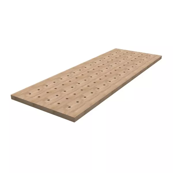 Banc en bois dur 610 mm x 1727 mm avec plateau perforé - KREG - HWBT-6824-DH Banc en bois dur 610 mm x 1727 mm avec plateau perforé - KREG - HWBT-6824-DH