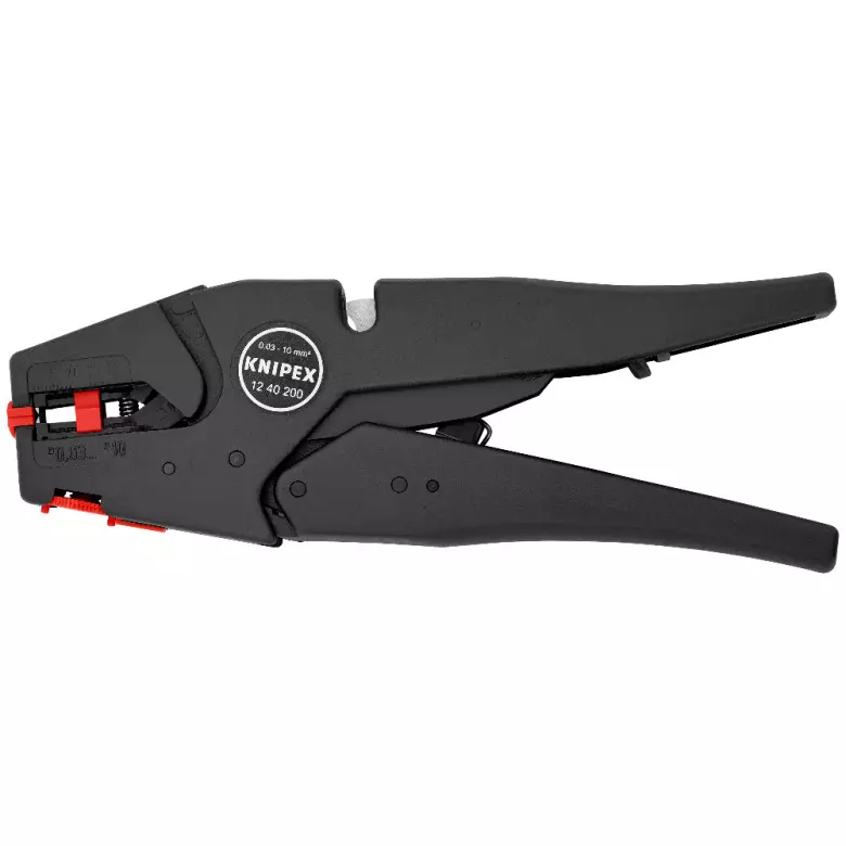 Pince à dénuder auto-ajustable - 0.03-10.0 mm² - KNIPEX - 1240200 Pince à dénuder auto-ajustable - 0.03-10.0 mm² - KNIPEX - 1240200