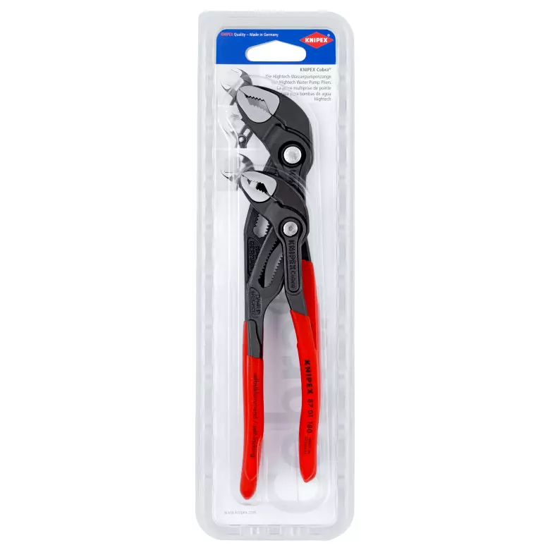 Lot de 2 pinces Cobra 180 et 250mm - KNIPEX - 00 31 20 V01