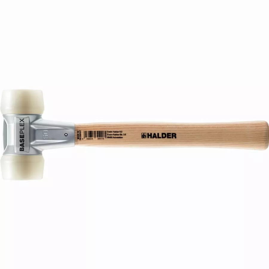 Maillet BASEPLEX, Nylon / nylon avec boîtier en zinc moulé et manche en bois - D=25 mm - 3908.025 Maillet BASEPLEX, Nylon / nylon avec boîtier en zinc moulé et manche en bois - D=25 mm - 3908.025