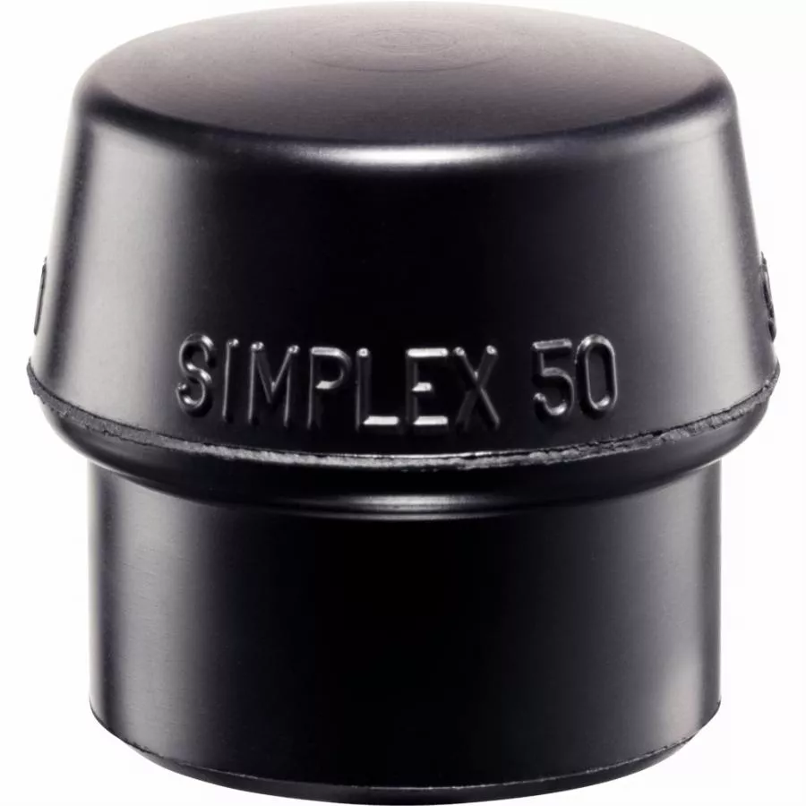 Embouts HALDER SIMPLEX Caoutchouc chargé, noir - D=100 mm - 3202.100