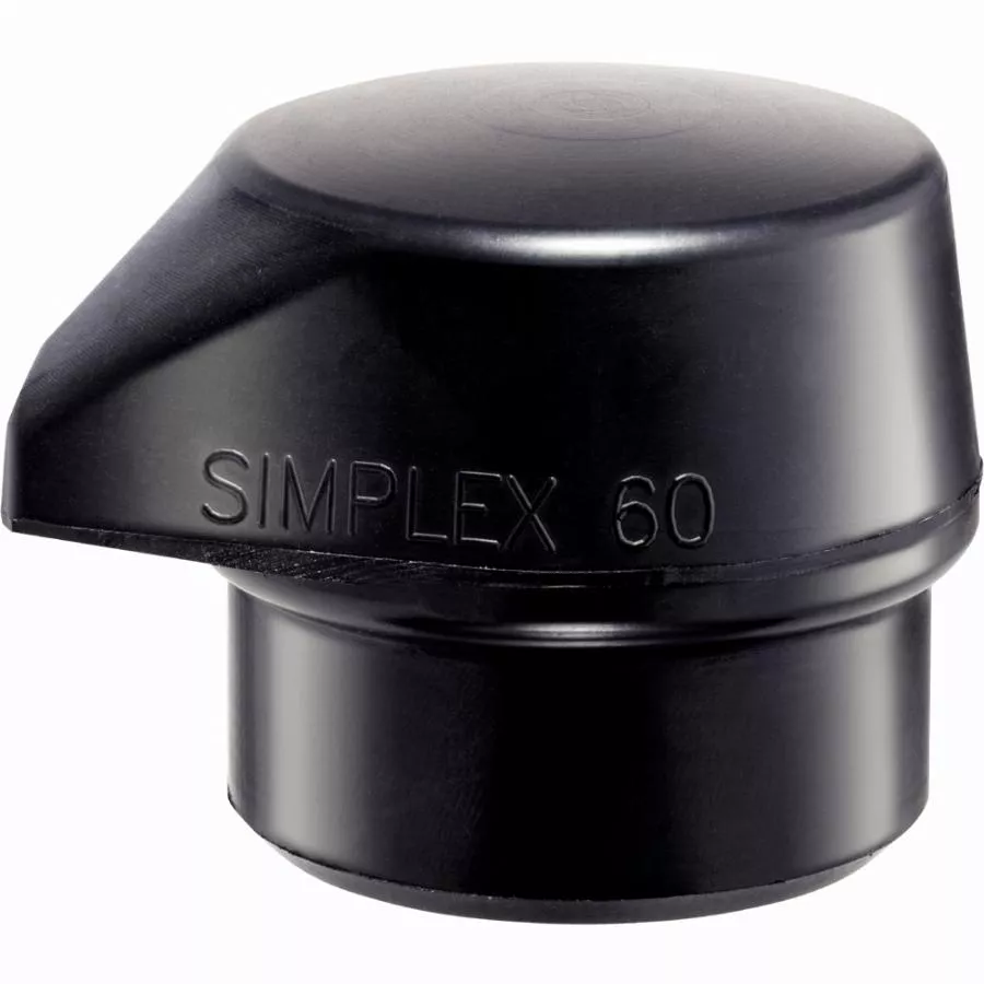 Embouts HALDER SIMPLEX Caoutchouc chargé, noir, avec « pied intégré » - D=80 mm - 3202.280