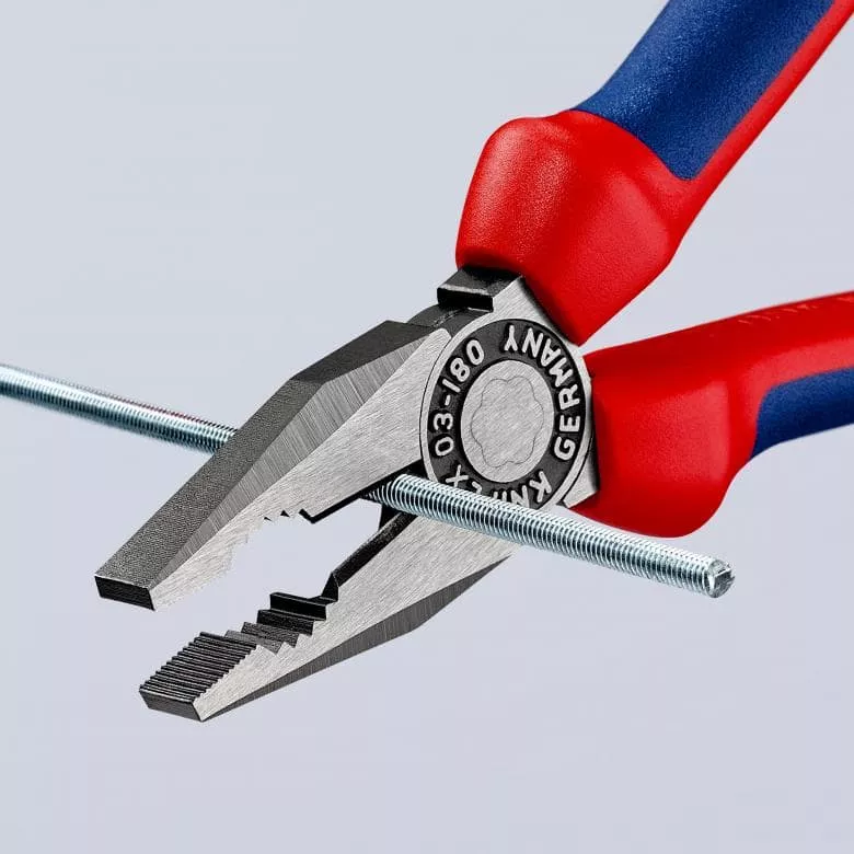 Knipex Pince-Étau Universelle Zinguée 180 Mm 40 04 180 - Outil Pro Robuste Pour Serrage Précis