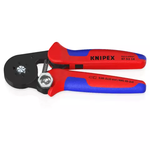 Pince à sertir auto-ajustable pour embouts de câble - KNIPEX - 975314