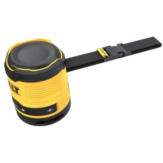 Enceinte Bluetooth DEWALT DCR011-XJ - Compatible Batteries XR 10,8V-54V, Port USB, Son Puissant Pour Chantier