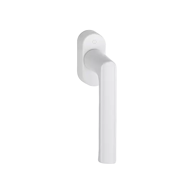 Poignée de fenêtre Hamburg Secustik - Carré 32-42 mm - Vis M5x45 + M5x50 - Blanc - HOPPE - 12118953