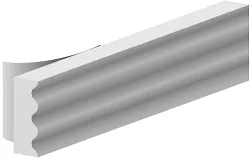 Joint de calfeutrement ELTON - Profil D - Blanc - Bobine de 100 m - 600501510