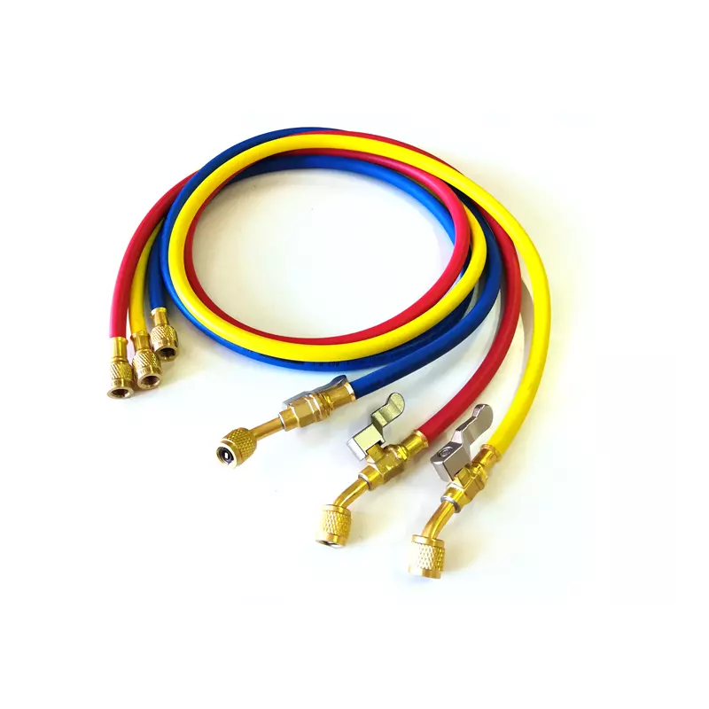 Jeu de 3 flexibles 1/4 x 1/4 L150 cm + vanne d'arrêt CH60-45R - LINSTRUMENT - 2006647 Jeu de 3 flexibles 1/4 x 1/4 L150 cm + vanne d'arrêt CH60-45R - LINSTRUMENT - 2006647