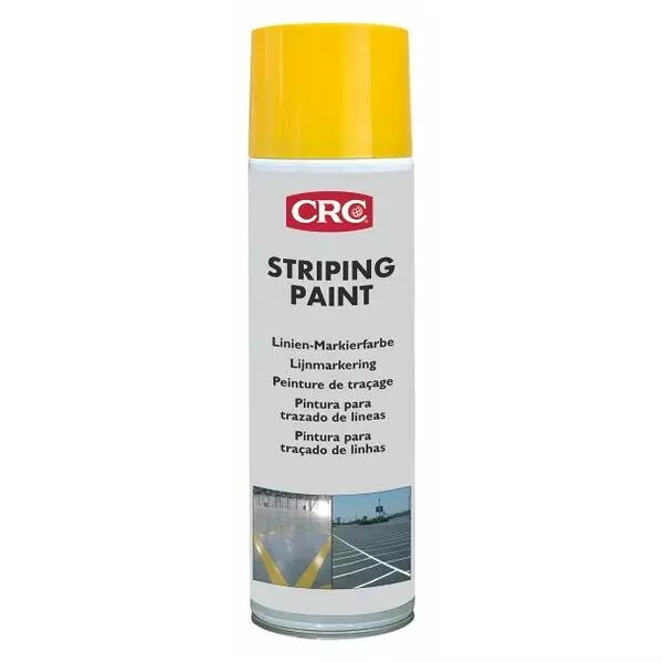 Aérosol permanent Striping Paint  Jaune - 500mL - KF SICERON - 11671