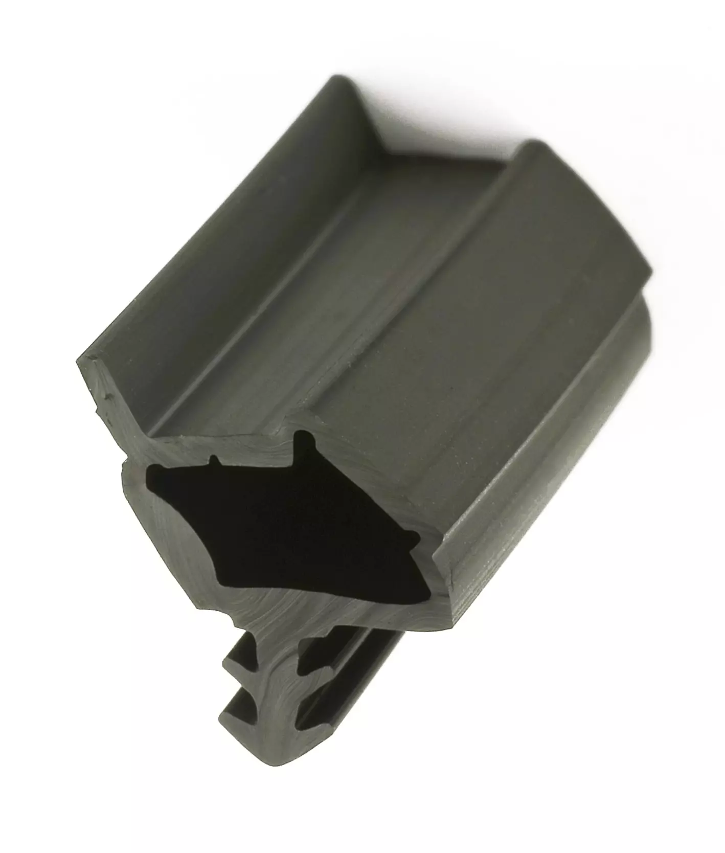 Joint de porte intérieure sur dormant en PVC - Rainure 4 mm - Rouleaux 100 m - Noir - KISO - S 7210 NOIR