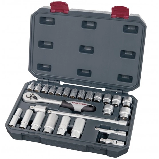 Coffret de douilles Basic Line 3/8" KRAFTWERK - 26 pièces - 204.102.100