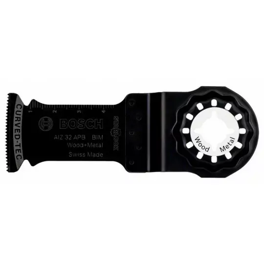 Lame plongeante pour découpeur ponceur BIM AIZ 32 EB Wood and Métal - 32 x 50 mm - BOSCH - 2608661644