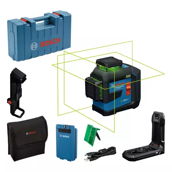 Laser lignes 3 plans GLL 80-33 G Professional + 1 Batterie BA 3.7V / 3.0 Ah XL - BOSCH - 601065501 Laser lignes 3 plans GLL 80-33 G Professional + 1 Batterie BA 3.7V / 3.0 Ah XL - BOSCH - 601065501