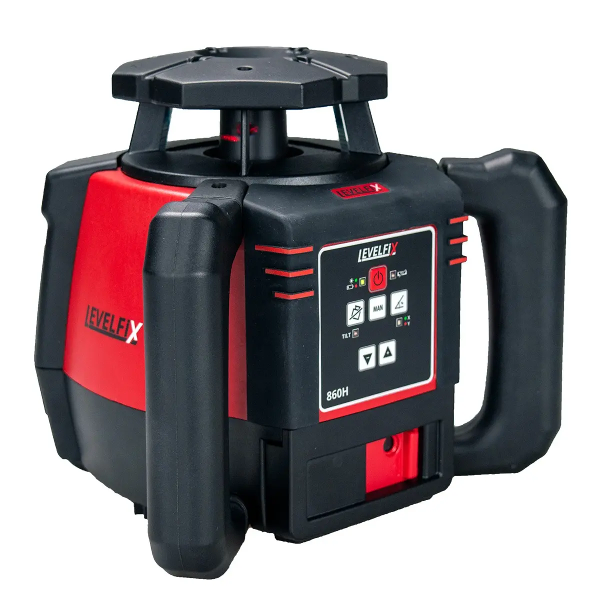 Laser de construction horizontal Levelfix 860H faisceau rouge avec récepteur mm - NETIM - 554810