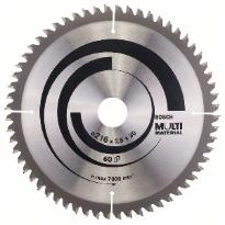 Lame de scie circulaire BOSCH MultiMaterial - Ø216 x 30 x 2,5 mm - 60 dents - 2608640446 Lame de scie circulaire BOSCH MultiMaterial - Ø216 x 30 x 2,5 mm - 60 dents - 2608640446