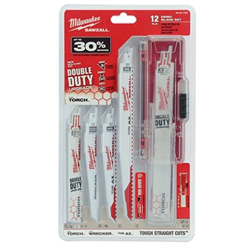 Lot De 5 Lames De Scie Sabre Milwaukee Torch – Carbure TCT, Pour Démolition