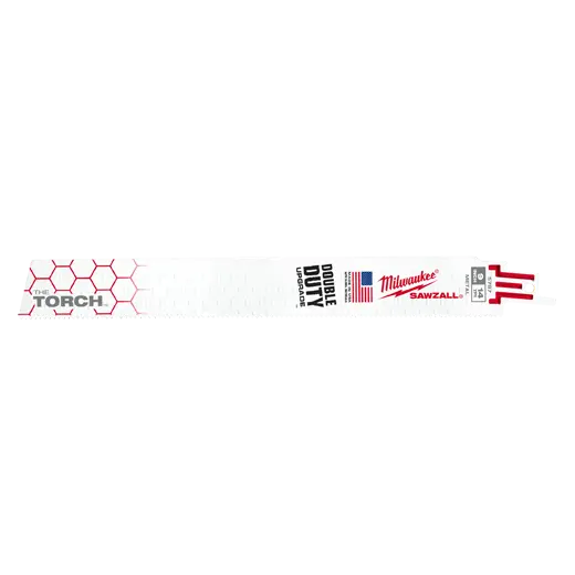 Lame scie sabre Torch 230 mm 18 dents MILWAUKEE - 5 pièces - 48005788                     