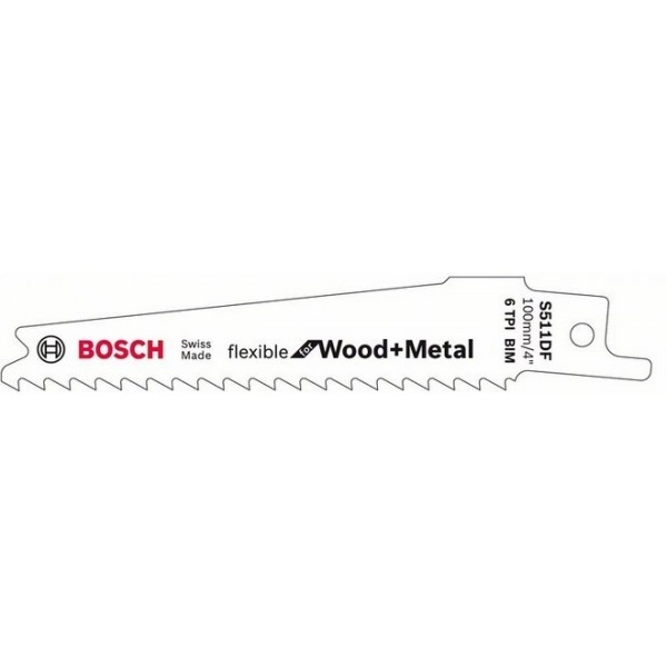 Carte de 2 Lames BOSCH Bois et Métal S511DF - 2608657722