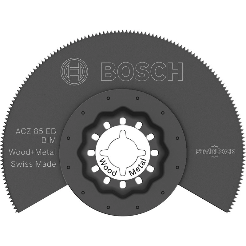 Lame de scie Starlock BOSCH ACZ 85 EB - Ø85mm - bois et métal non trempé - 2608661636