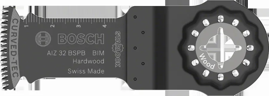 Lame Starlock AIZ BSPB BOSCH - bois dur - long.50mm larg.32mm - 2608661645