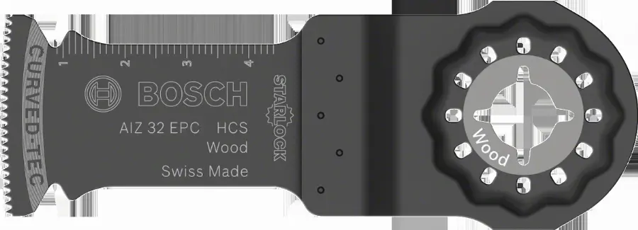Lame de scie Starlock AIZ 32 EPC BOSCH - bois - long.50mm - larg.32mm - 2608661637