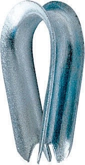 Cosse coeur petite ouverture LEVAC - Pour câble Ø 6 mm - 5080C