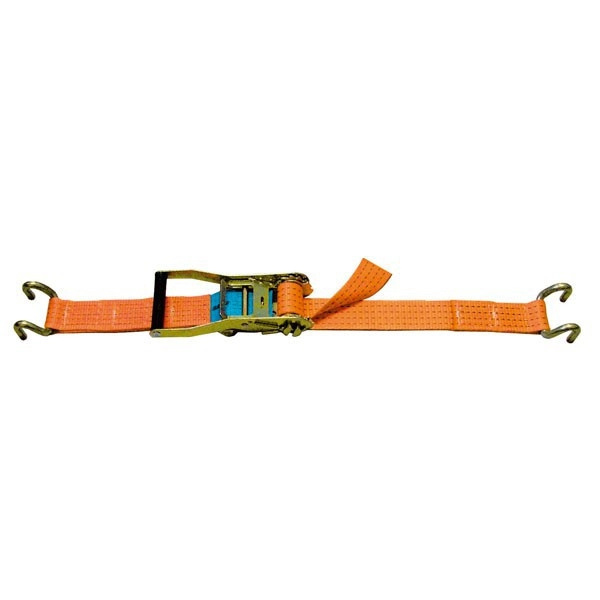 Sangle arrimage LEVAC - Larg.50 mm - 2500 Kg - 2 Crochets bord de rive - L.8 m - 4570C08
