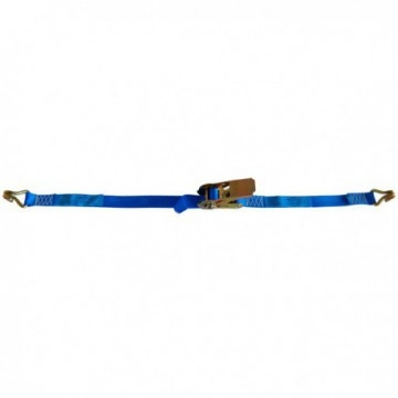 Sangle arrimage LEVAC - Larg.25 mm - 400 Kg - Crochet double soudé - L.5 m - 4552A05