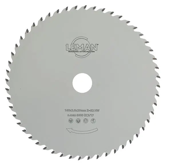 Lame carbure multi-matériaux pour électroportatif/scie à onglet - Ø 235 mm - ép. 2,0/1,4 - al. 30 mm - 90 dents -LEMAN - 923.235.3090