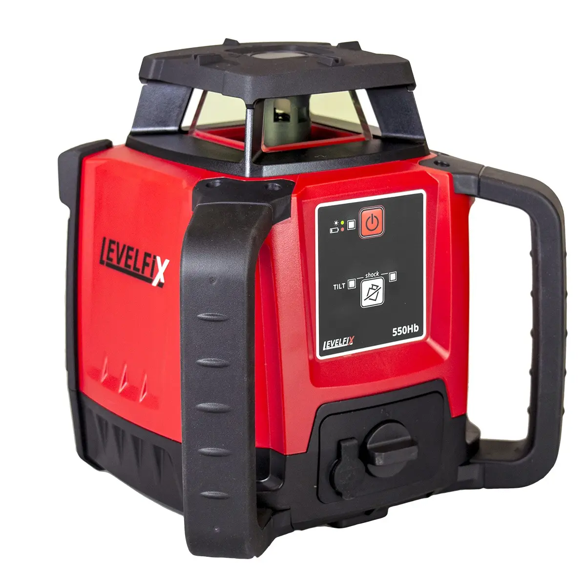 Levelfix 550Hb Laser rotatif horizontal avec récepteur RLD100GR livré dans valise - NETIM - 554503