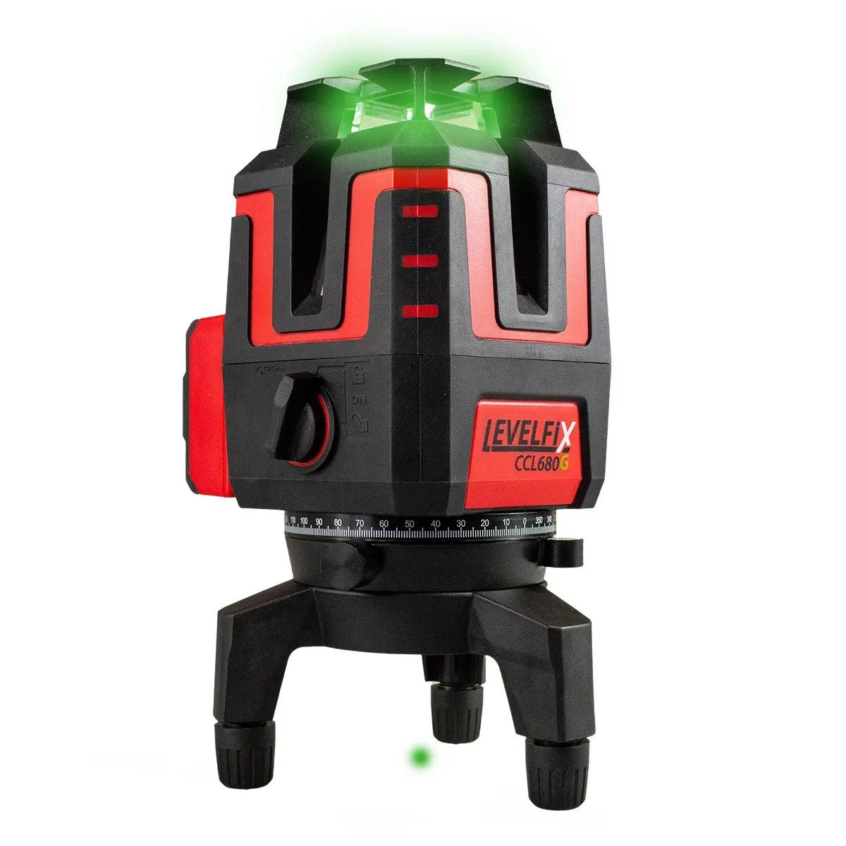 Levelfix CCL680G Laser 3D à ligne de cône vert, 3 x 360° - NETIM - 556156