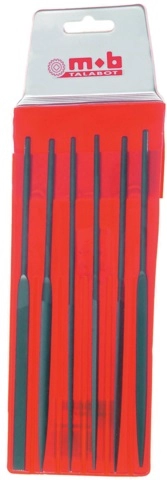 Jeu de 6 limes aiguilles MOB MONDELIN - 0983162001 Jeu de 6 limes aiguilles MOB MONDELIN - 0983162001