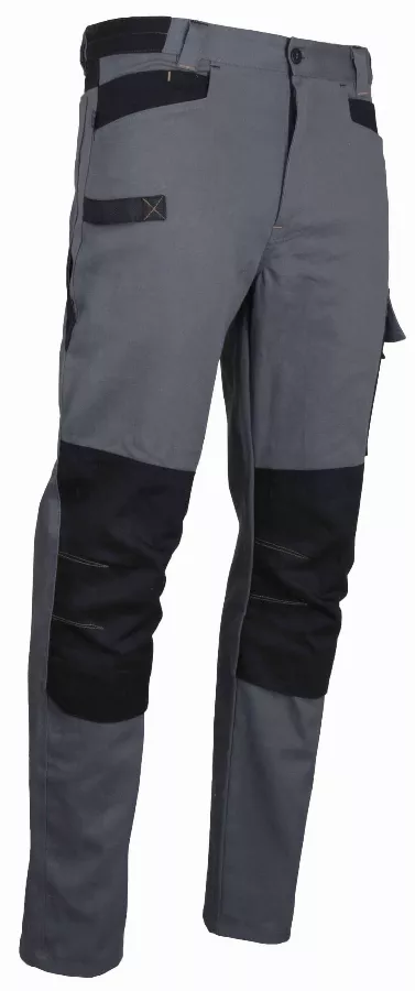Pantalon de travail en coton Ponce LMA Gris - T.44 - 1673 T.44
