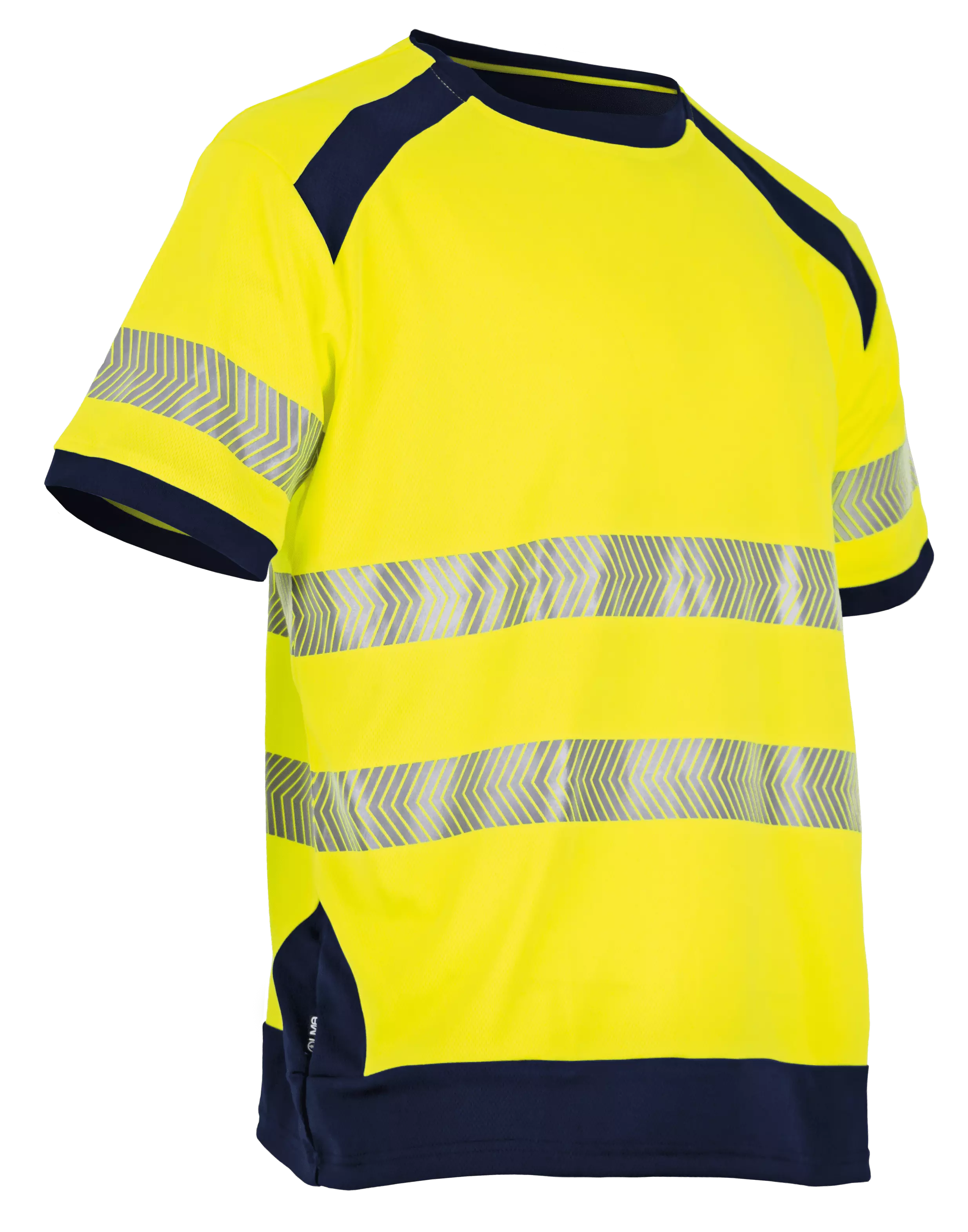 T-shirt de travail MC MAILLE HV HALOGENE - MARINE/JAUNE FLUO - LMA - 9192 T-shirt de travail MC MAILLE HV HALOGENE - MARINE/JAUNE FLUO - LMA - 9192