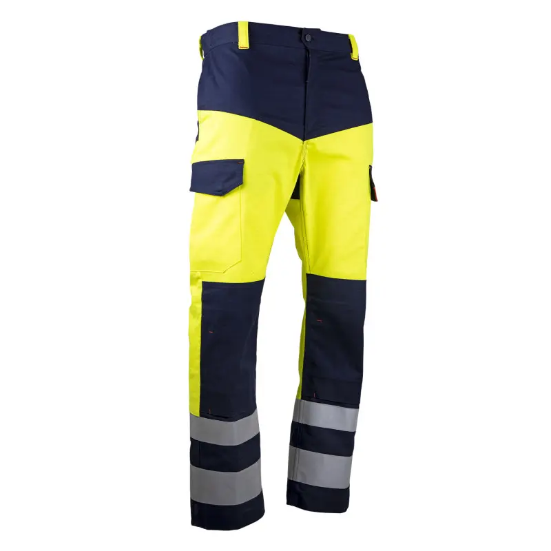 Pantalon multirisque HV RISH E3 Xenon Jaune fluo/ Marine - LMA - 1712