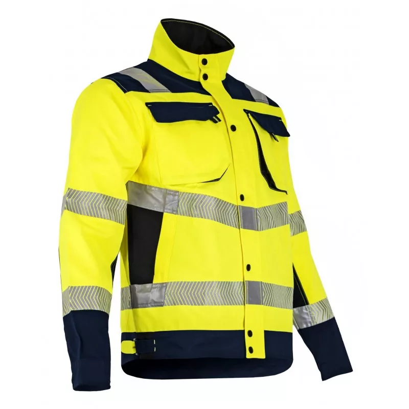 Réflexion blouson haute visibilité LMA T7 XXXL Jaune fluo/ Marine - 2219 T7/3XL Réflexion blouson haute visibilité LMA T7 XXXL Jaune fluo/ Marine - 2219 T7/3XL