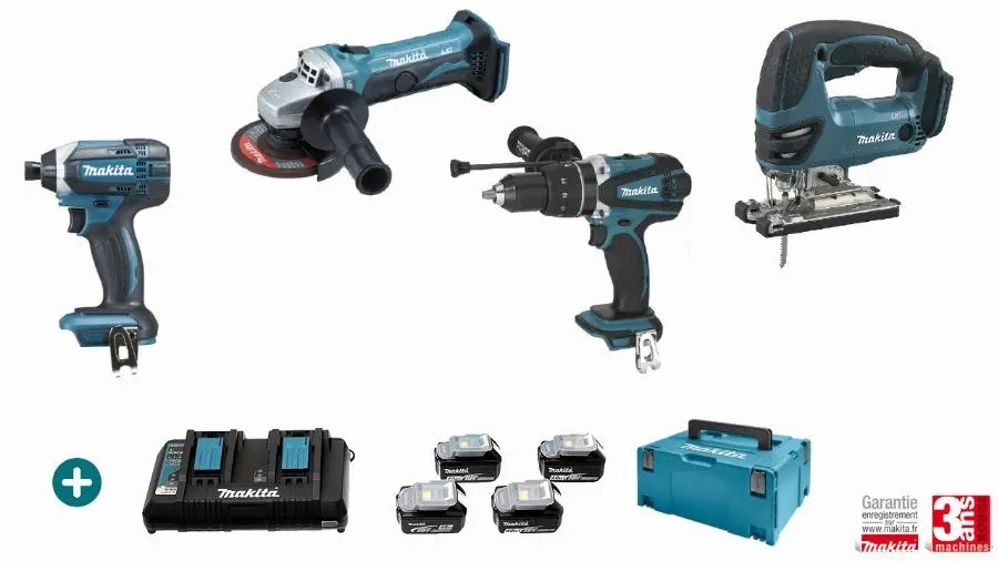 Makita Chargeur de batterie li-ion DC18RD 196933-6 - Outil Maxi Pro