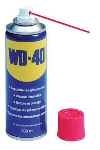 Huile lubrifiante WD40 Aerosol - Cartouche de 200ml - Lot de 36 - 33002