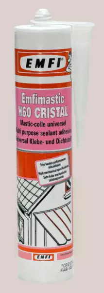 Mastic polymère EMFI Emfimastic MS60 - Blanc - Cartouche de 290 ml - Lot de 25 - 75044BE001 Mastic polymère EMFI Emfimastic MS60 - Blanc - Cartouche de 290 ml - Lot de 25 - 75044BE001
