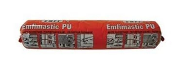 Mastic polyuréthane EMFI PU 40 FC - Noir - Poche de 400 ml - Lot de 20 - 74088DE050